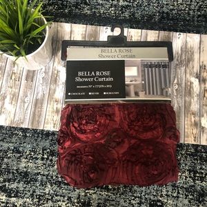 Shower curtain- burgundy